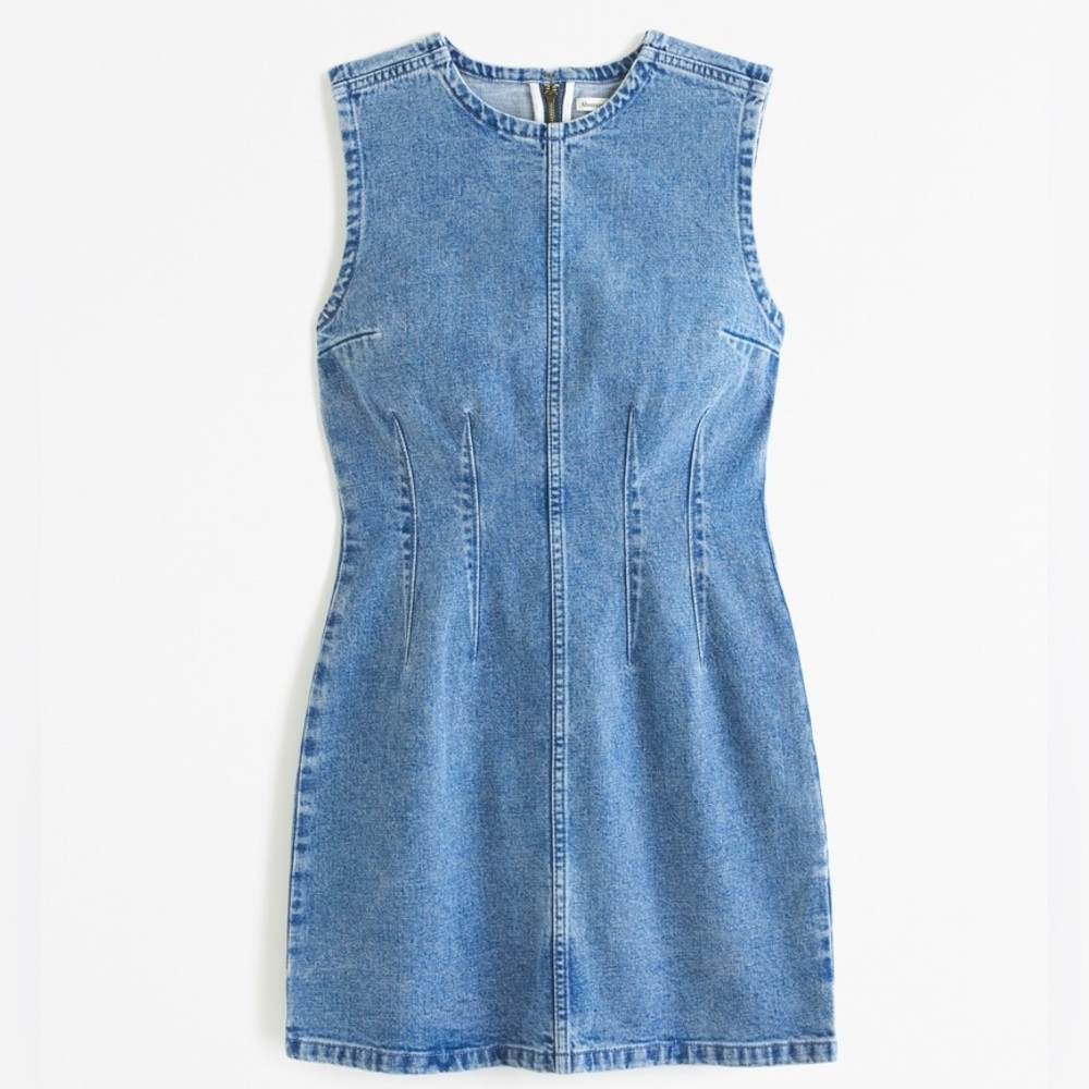 Abercrombie & Fitch Shell Denim Mini Dress NWOT